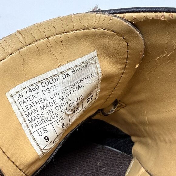 Skechers Brogue Derby Shoes Mens 9 Brown Leather Wingtip Chunky Y2K Casual Dress main image 13